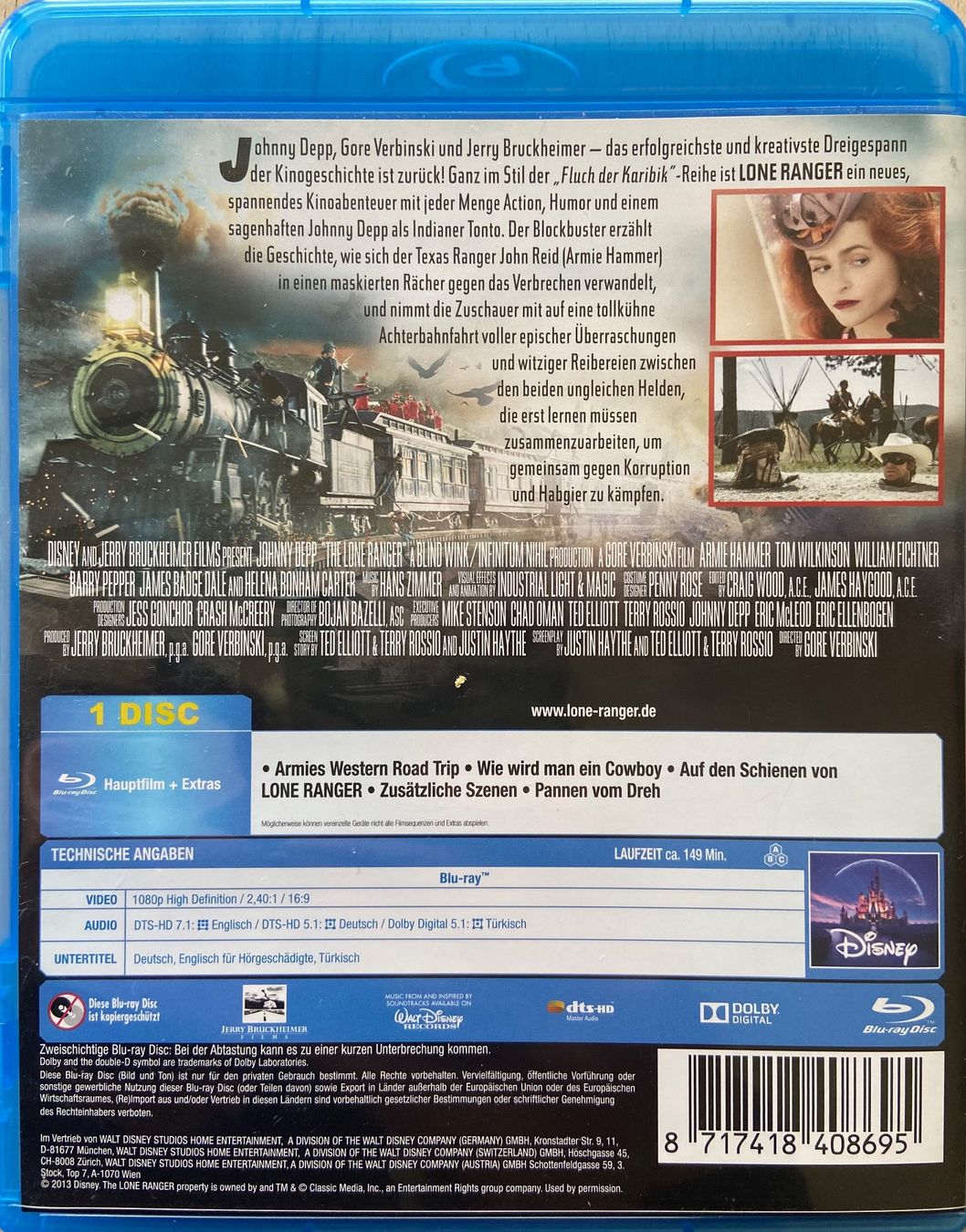 Tutti i DVDs: Lone Ranger – Usato da Widnau venduto da ama_7xzk 1