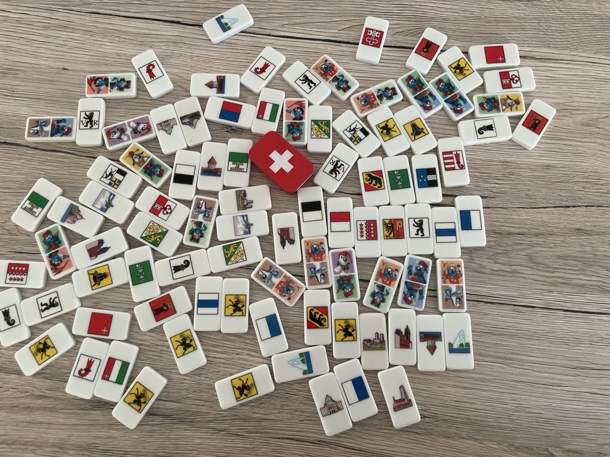 Migros Spiele: Lilibiggs Domino Steine – Gebraucht aus Selzach von adr_8mst