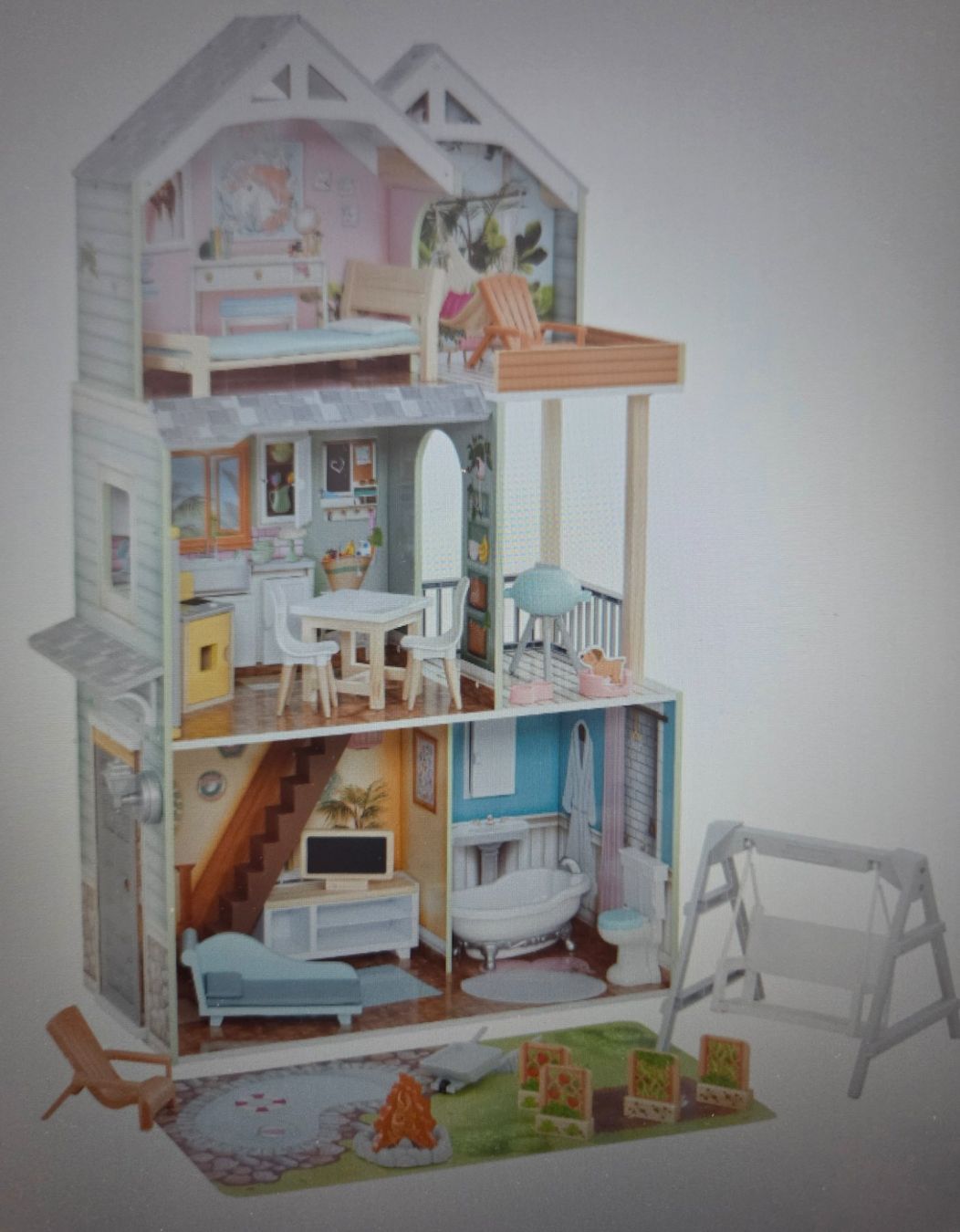 Case e mobili per bambole: Puppenhaus KidKraft Hallie – Usato da Grüsch venduto da Wiiwarm