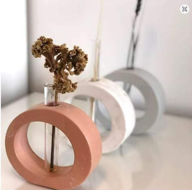 Kit bricolage: Giessform aus Silikon Vase/Stabkerzenhalter – Usato da Frauenkappelen venduto da 77Adi 5