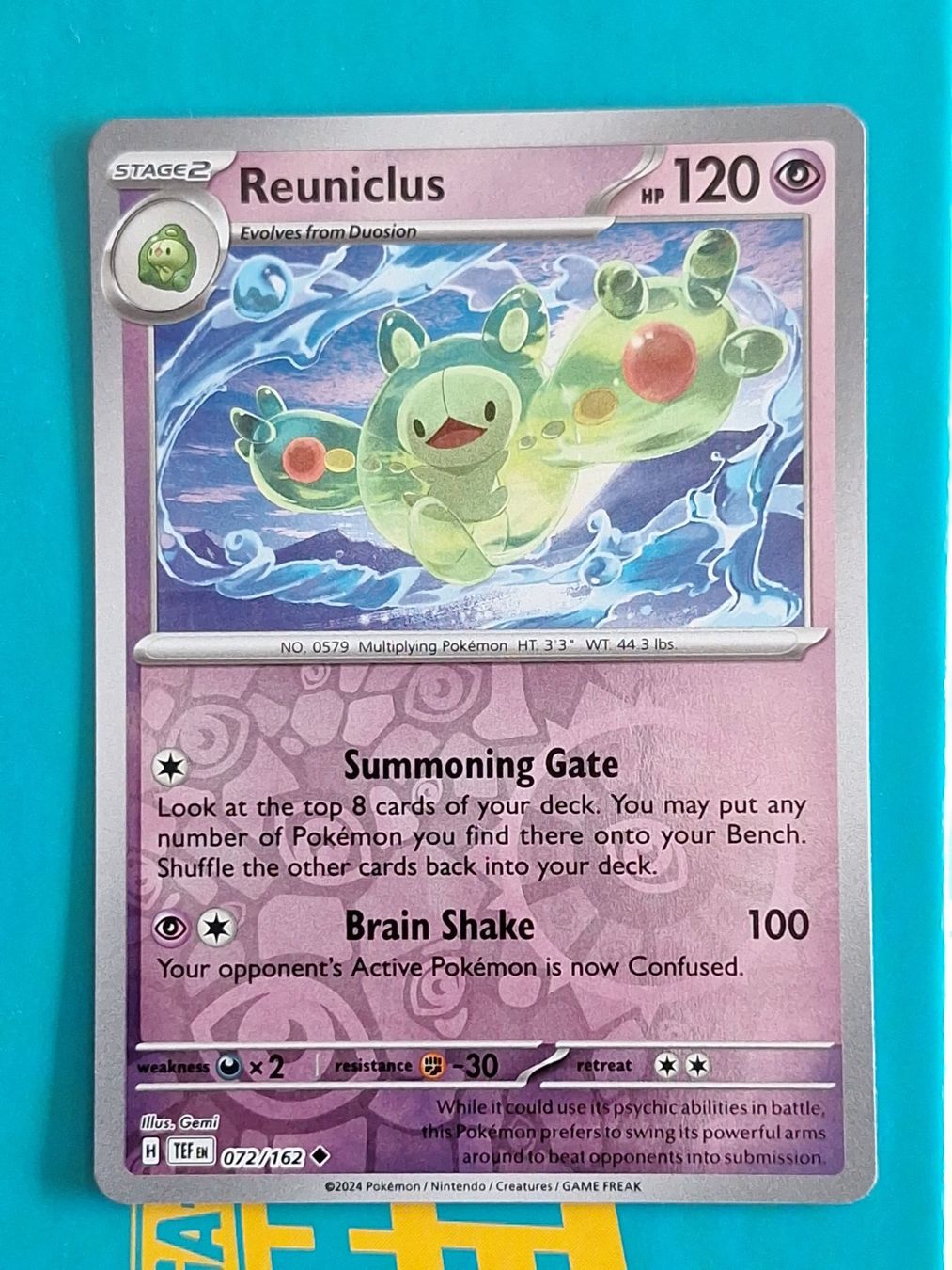 Pokémon Sammelbilder & Trading cards: Reuniclus - Pokemon Temporal Forces Reverse Holo - #2.6 – Gebraucht aus Altstätten SG von GGsGameshop