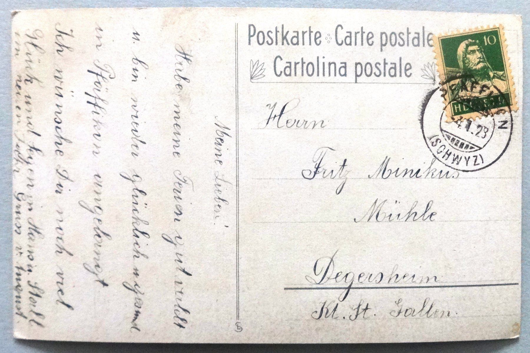 Cartes postales: Arrangement de fleurs – D'occasion à Fétigny par Billy2miny 1