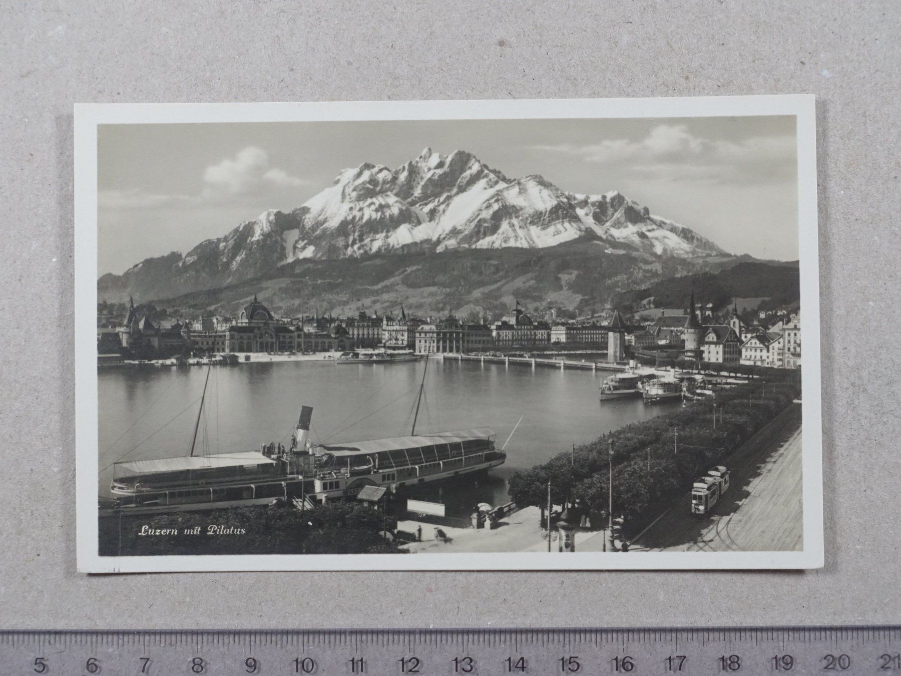 Ansichtskarten: Luzern, Pilatus, Schiff, Dampfschiff – Gebraucht aus Lenzburg von fh1