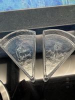 2 Glasi Hergiswil Käseplatte Schweiz Käse Geschirr Plättli