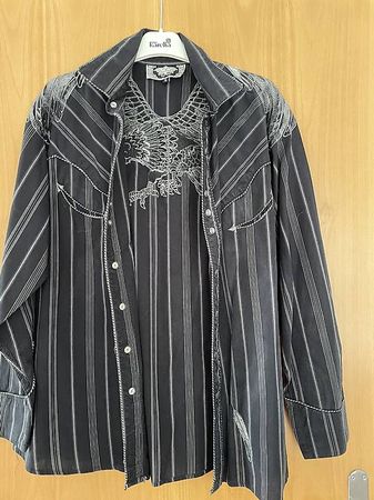 Herren-Hemd (Country) mit Stickerei