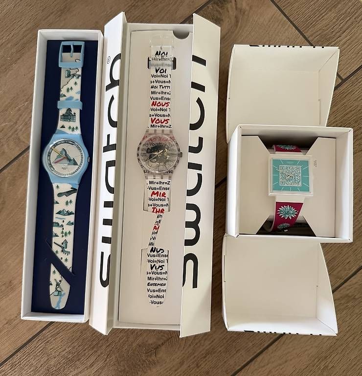 Swatch Uhren: 3 neue Swatch Uhren – Neu und originalverpackt aus Hergiswil NW von allmendkoenig
