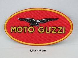 MOTO GUZZI - Aufnäher - Aufbügler - Stickerei - 8,5x4,5cm