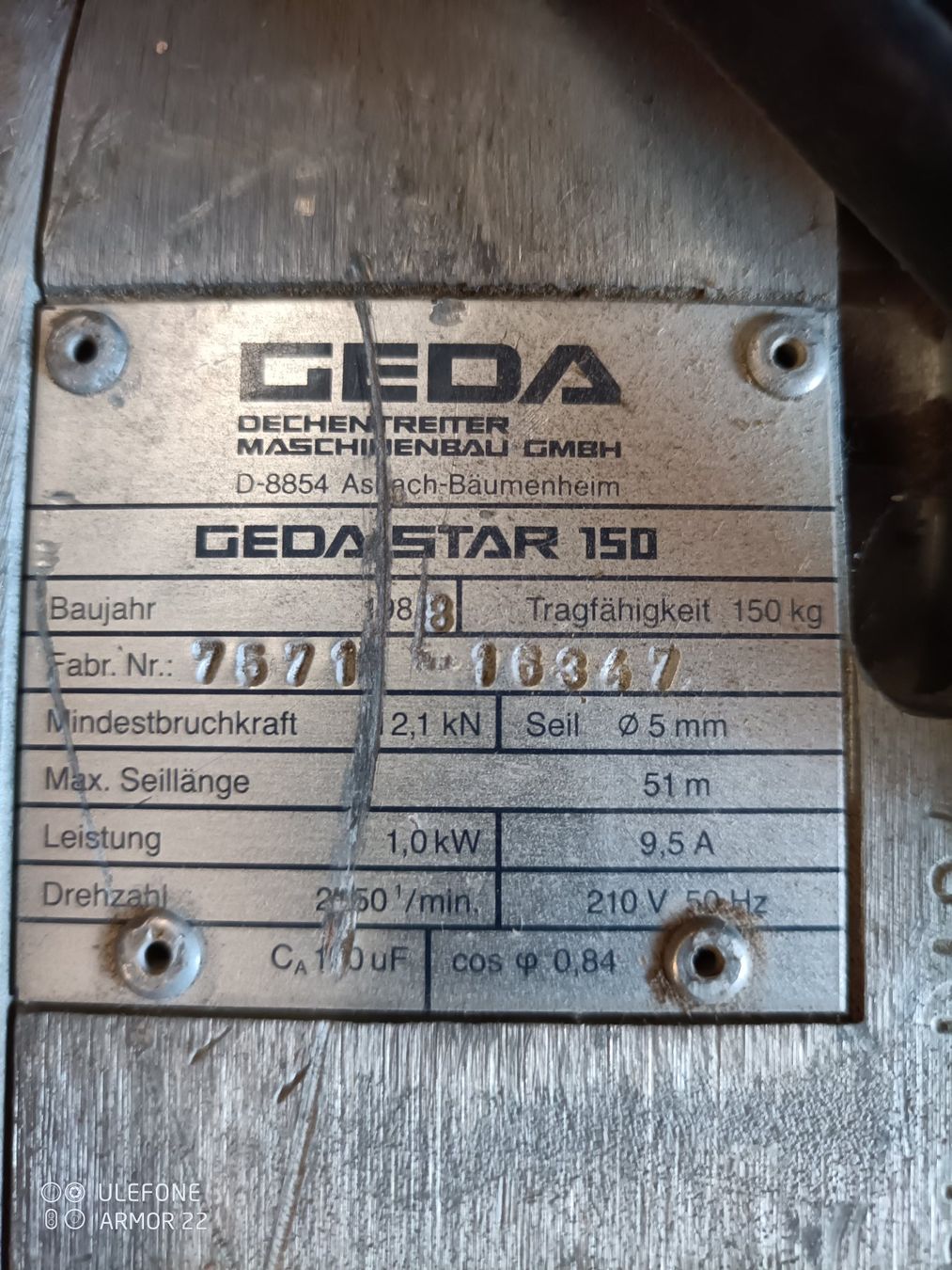 Ponteggi: Gerüstaufzug Geda Star 150 – Usato da Gersau venduto da Hardi199 2