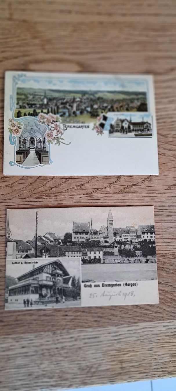 Cartoline postali: Ansichtskarten Konvolut Bremgarten AG – Usato da Künten venduto da Rocchi71 2