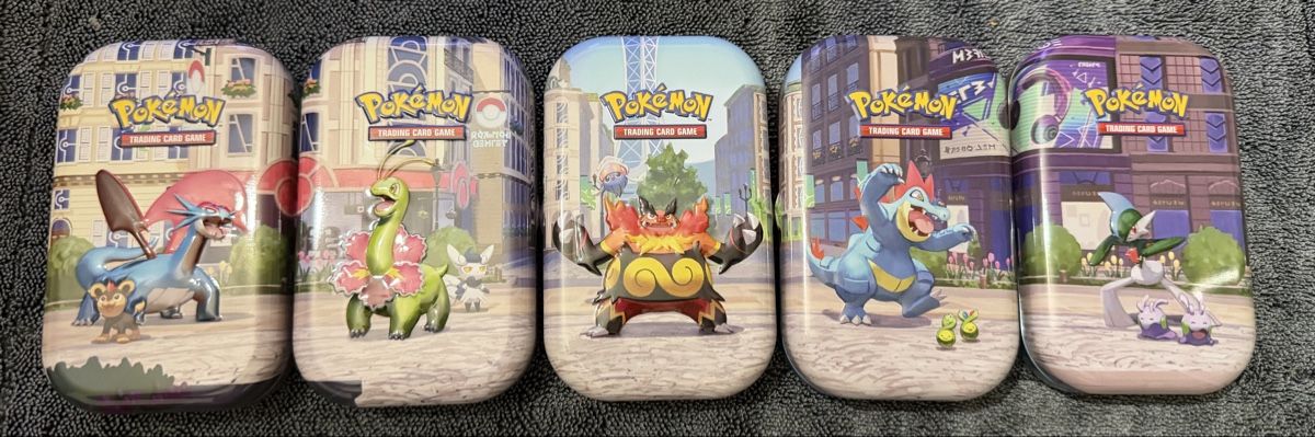 Pokémon Carte collezionabili: Mini Tins Set OPENED BOX Pokémon (ArtWork) – Nuovo (secondo la descrizione) da Onex venduto da ZoogZoogShop
