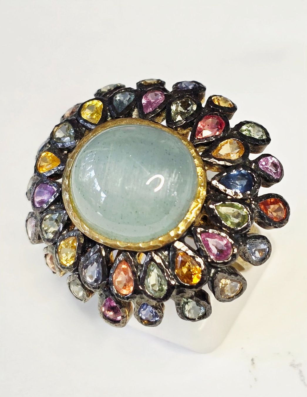Anelli: Aquamarin Safir Ring – Nuovo (secondo la descrizione) da Zürich venduto da adriben 1