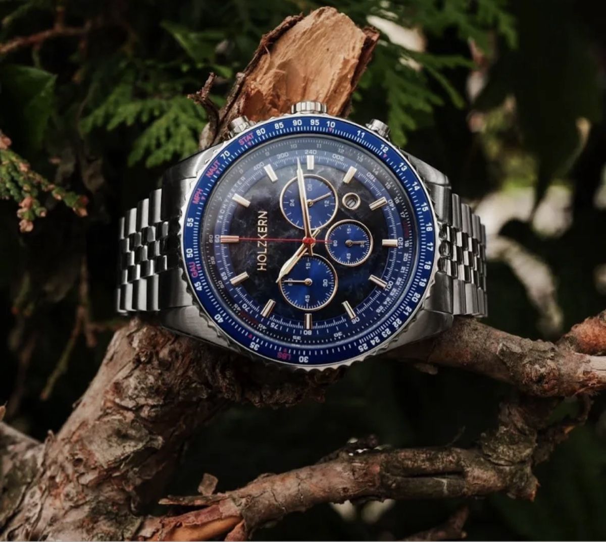 Orologi: Holzkern Uhr Chronograph, original verpackt – Nuovo e nell'imballaggio originale da Bassersdorf venduto da ACHI-47 3