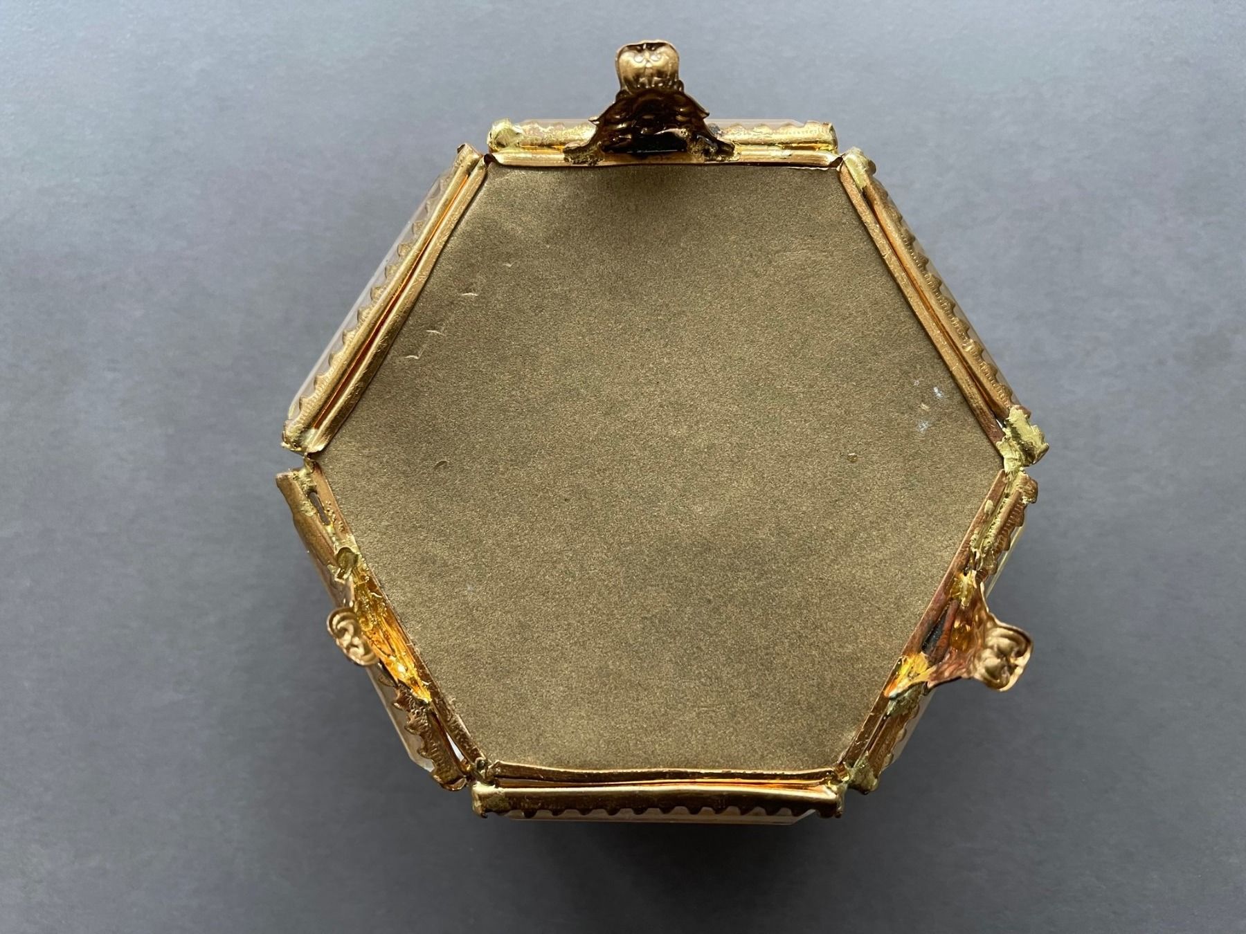 Dosen: SCHMUCK SCHATULLE  MIT ORMOLU RAHMEN - ANTIK – Gebraucht aus Honau von sainj 3