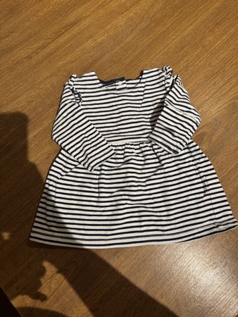 Robe rayée bébé 6 mois - 67 cm, parfait pour l'été!