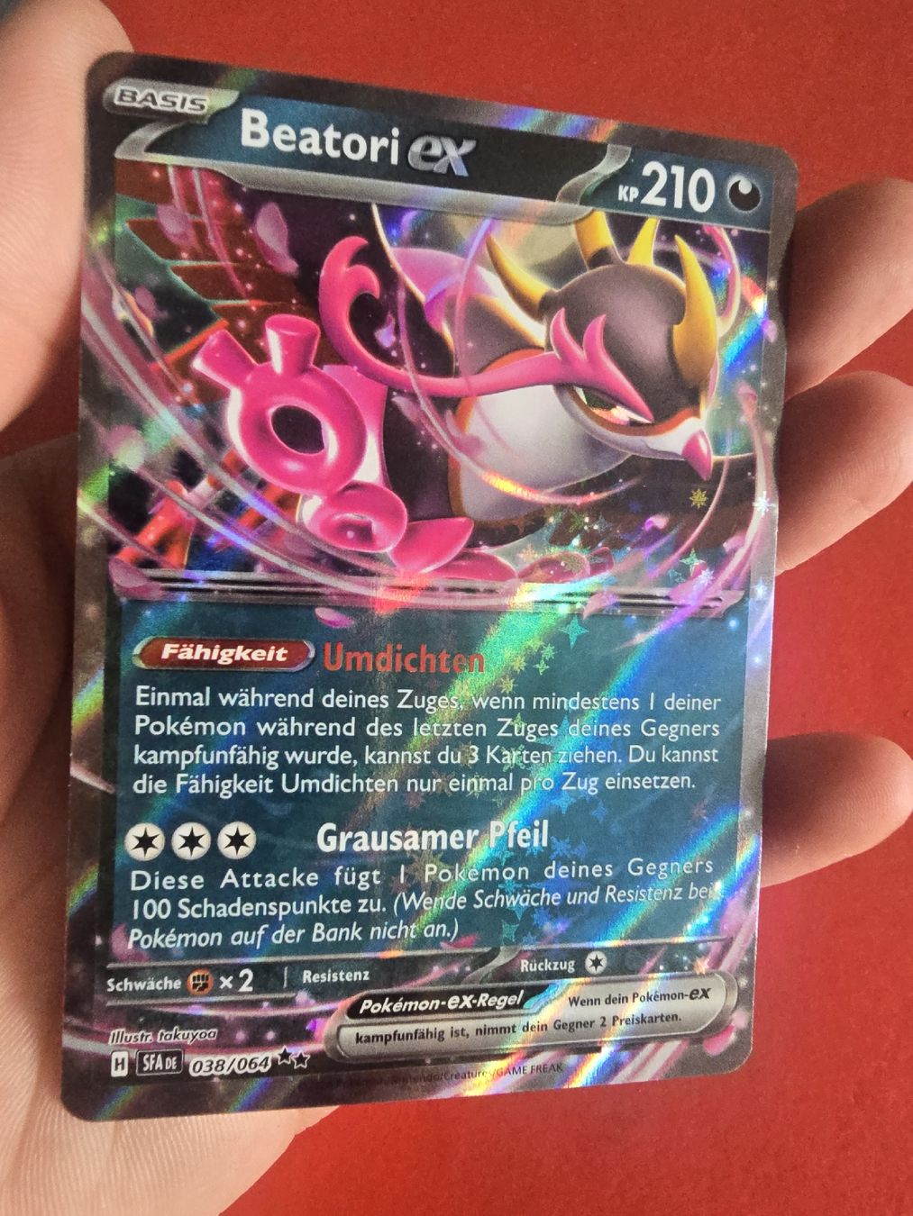 Pokémon Carte collezionabili: Pokemon, Beatori ex, 038/064,DE – Nuovo (secondo la descrizione) da Pfäffikon SZ venduto da gmw_8nk9 1