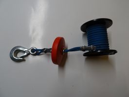 Promac Rolle und Seil 250kg belastbar