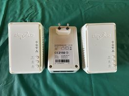 3x devolo dLAN 200 AV Wireless N Powerline WLAN