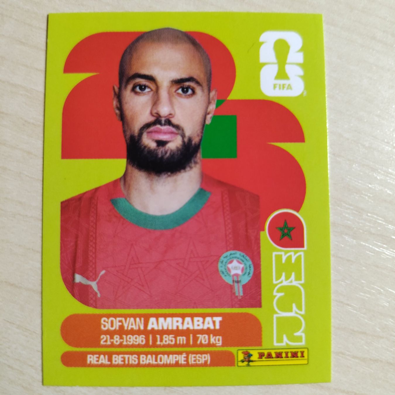 Panini Carte collezionabili: Sofyan AMRABAT, MAR 10, Panini WM 2026 – Nuovo (secondo la descrizione) da Dietlikon venduto da itmo