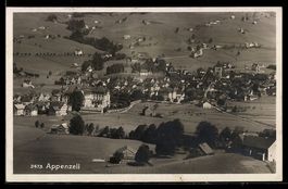 Appenzell, Totalansicht aus der Vogelsch