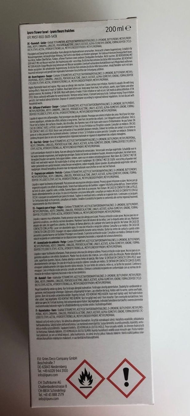 Ipuro Raumspray: Raumduft ipuro Essentials Flower Bowl – Neu und originalverpackt aus Horn von Resvi 2