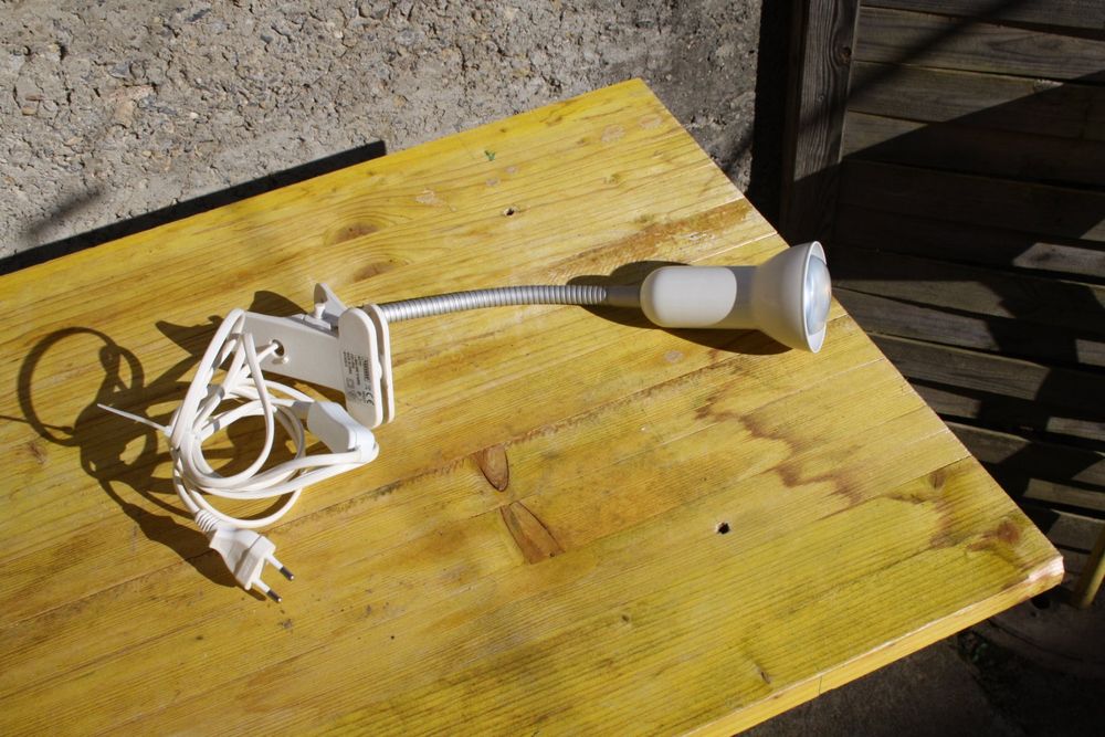 KLEMMLAMPE MIT FLEXARM SCHWANENHALS SPOTLAMPE | Kaufen auf Ricardo