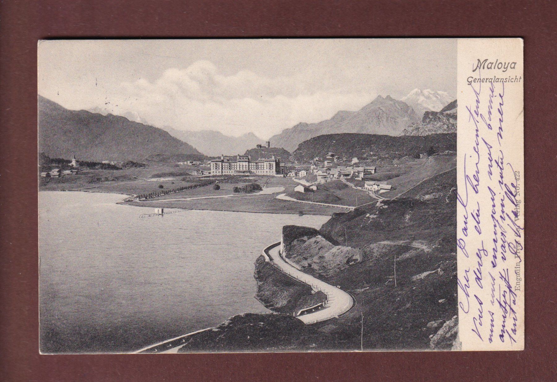 Cartes postales: MALOYA - 1908 – D'occasion à Pully par nicecards-shop
