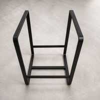 Support de rangement en métal noir 4x