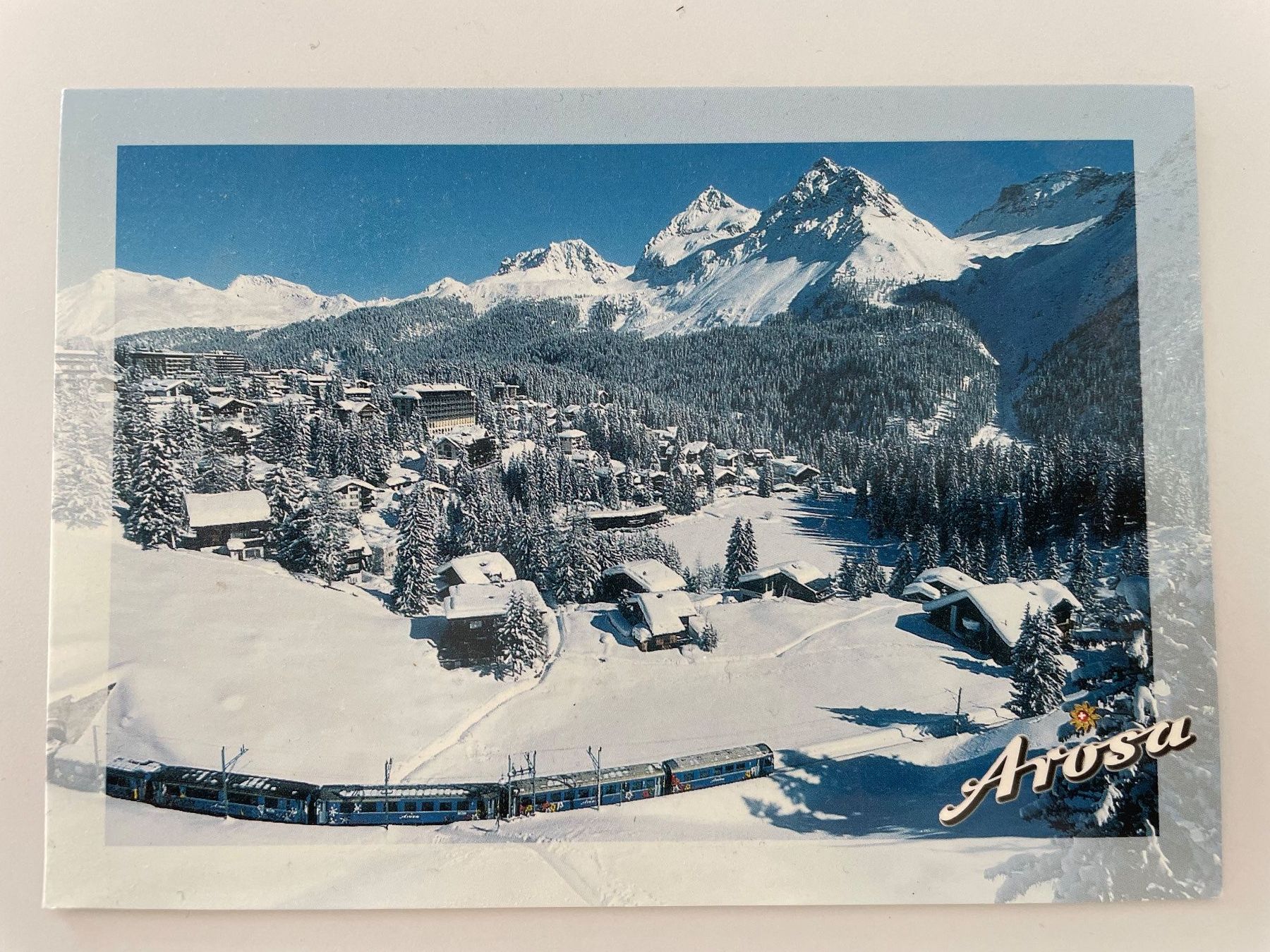 Cartoline postali: Arosa, Graubünden - Originale, alte Ansichtskarte Winter – Usato da Stäfa venduto da riccardinho