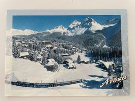 Arosa, Graubünden - Originale, alte Ansichtskarte Winter