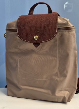 Longchamp Rucksack beige braun guter Zustand