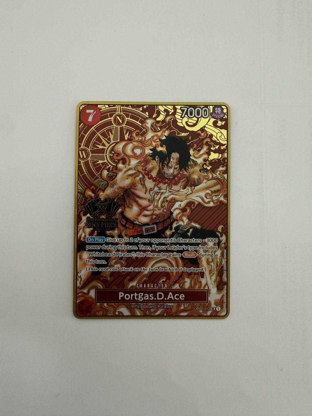 Bandai Carte collezionabili: Ace 2nd Anniversary OP02-013 – Usato da Urtenen-Schönbühl venduto da jul_c8v2