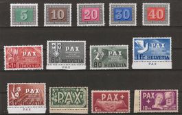 1945 : komplette PAX Serie Nr. 262 - 274