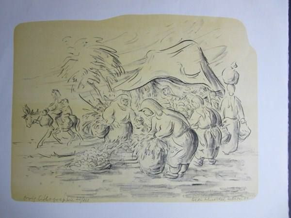 Grafiken & Lithographien: Fredi Schneider LITHOGRAPHIE SIGNIERT NUMMERIERT – Gebraucht aus Gersau von grafik-kunst 1