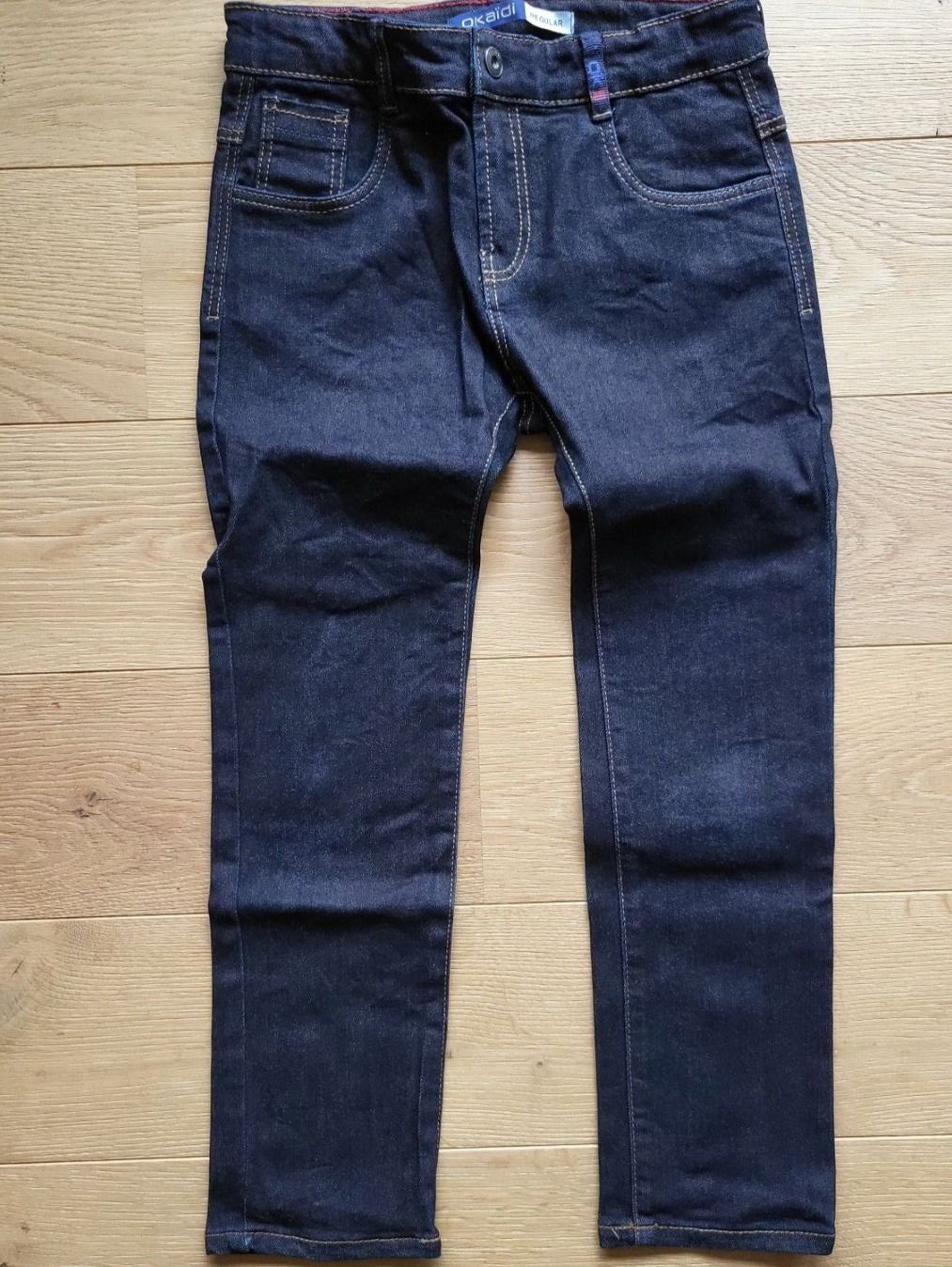 Pantaloni: Jeans okaidi 122 regular dunkelblau – Nuovo (secondo la descrizione) da Zürich venduto da Sibetti