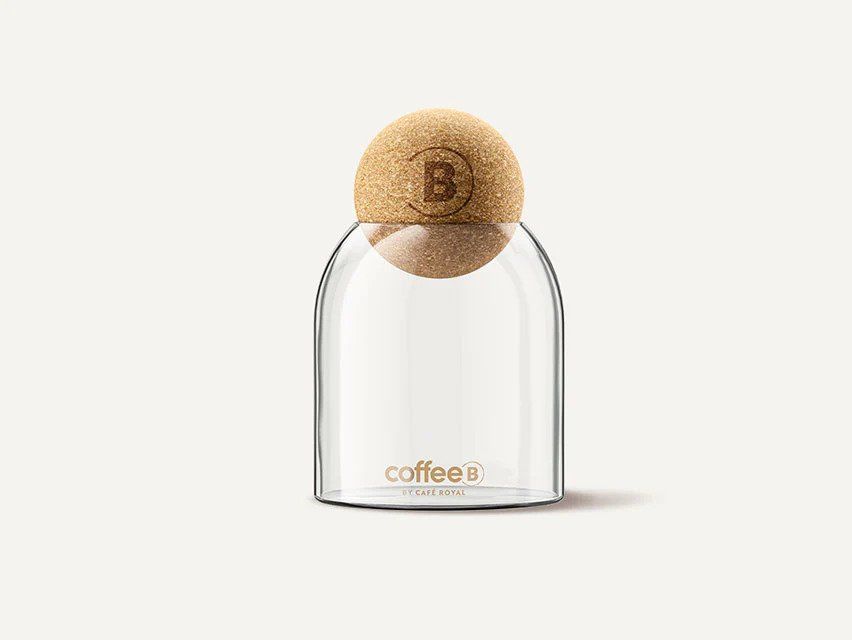 Coffee B Kaffeemaschinen & Espressomaschinen: CoffeeB Coffee-Ball Glas Dispenser – Neu (gemäss Beschreibung) aus Gommiswald von Bullhead 1