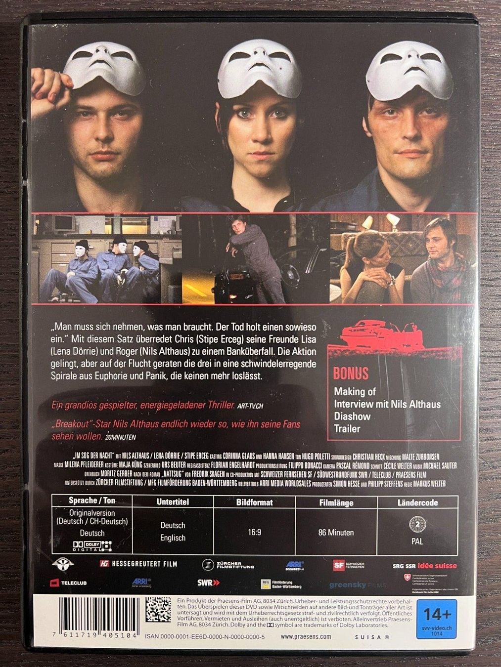 Tutti i DVDs: Im Sog der Nacht - Night Rush – Usato da Zürich venduto da FilmFreunde 1