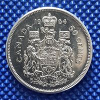 Canada 1964 50 cents en argent