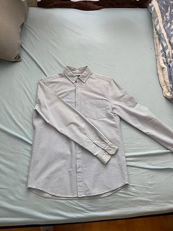 H&M Herrenhemd hellblau Grösse S Regular Fit wie neu