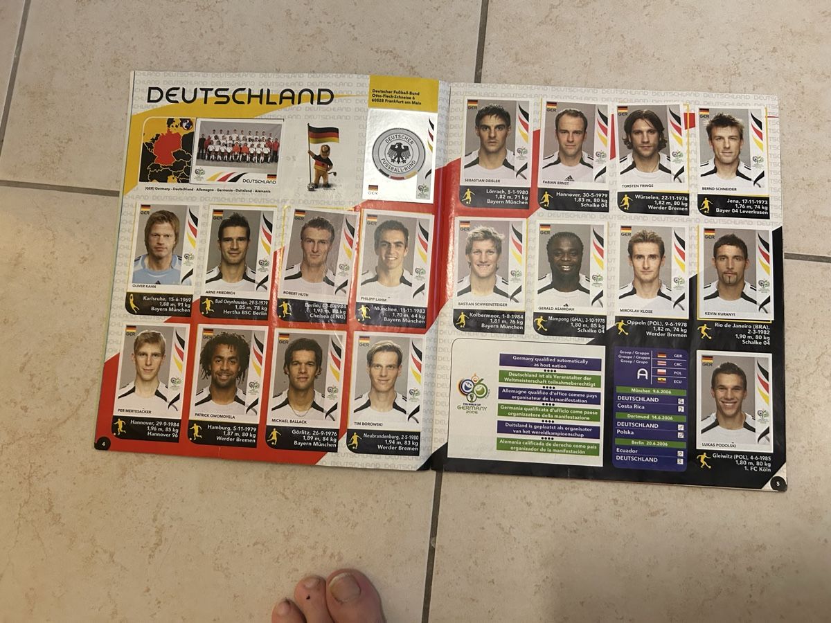 Panini Alben: Panini Wm 2006 – Gebraucht aus Binningen von Flagello 1