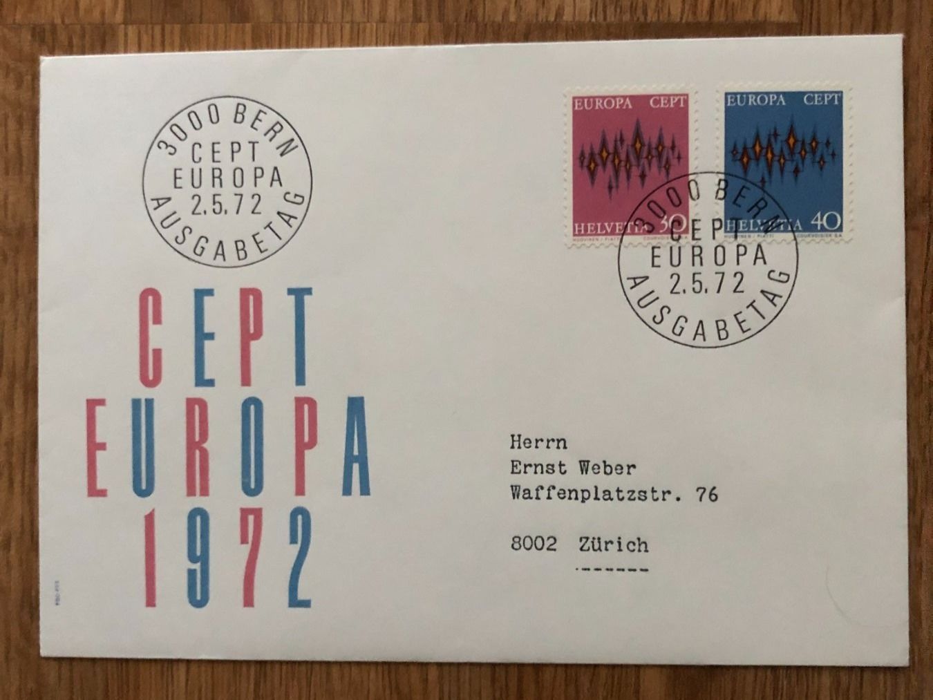 Tutti i francobolli: FDC Cept Europa 2.5.72 – Usato da Landquart venduto da interesse63