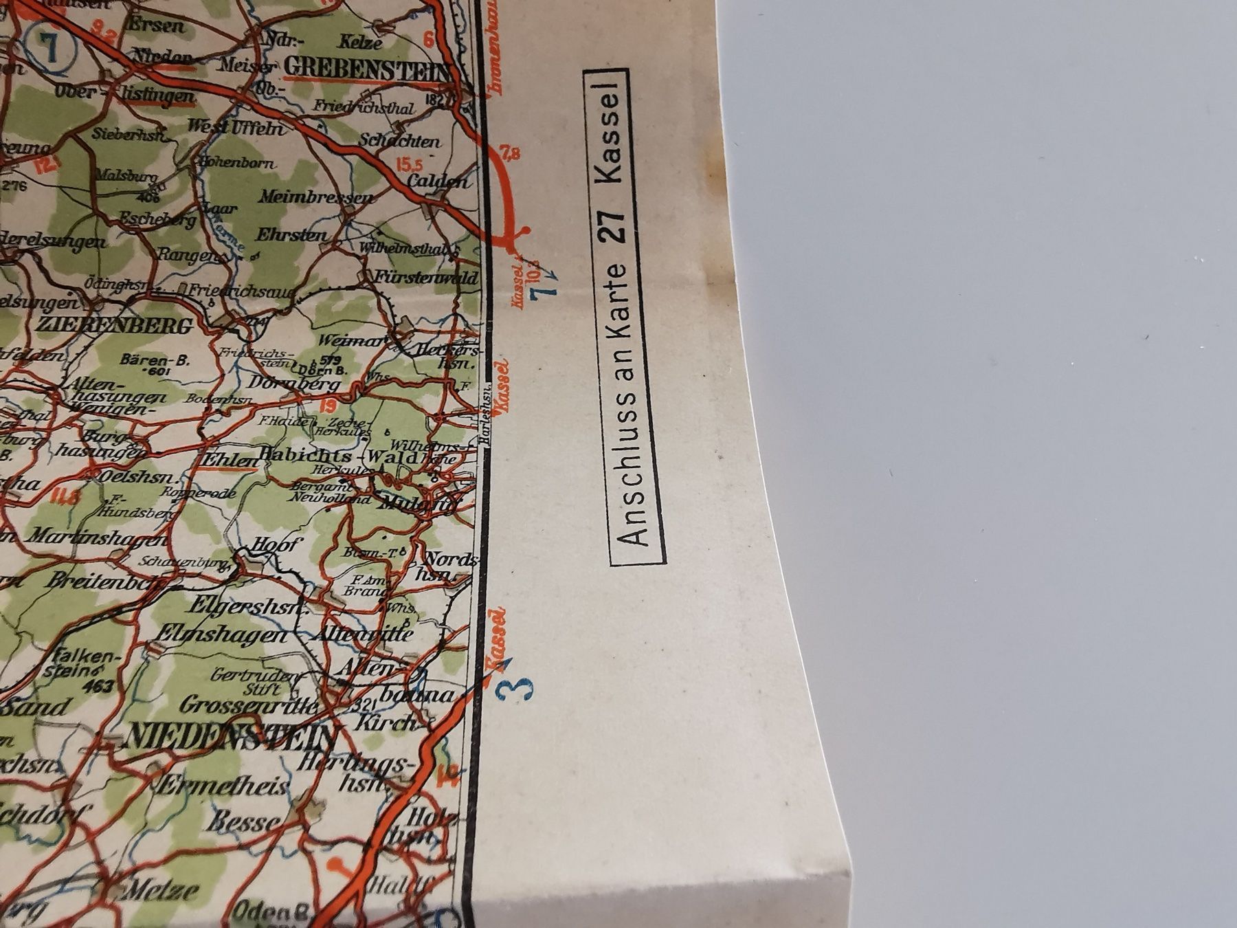 Cartine & Atlanti: Continental Strassenkarte 26 Dortmund – Usato da Richterswil venduto da Milan777 5