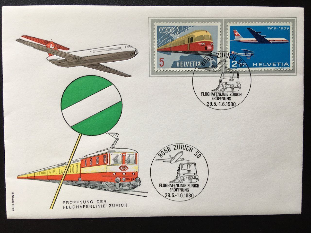 Tutti i francobolli: Lot mit 5 Belegen 1980-96 – Usato da Nesslau venduto da zueri6