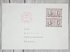 CL13 Enveloppe + Timbre Suisse 1943