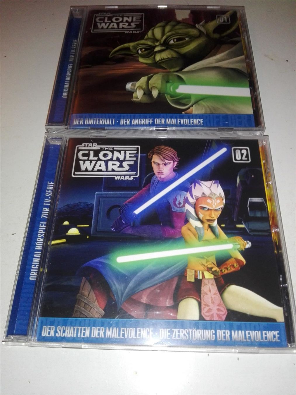 Audiolibri: Star Wars - The Clone Wars  (1 + 2) – Usato da St.Galllen venduto da elkaphone