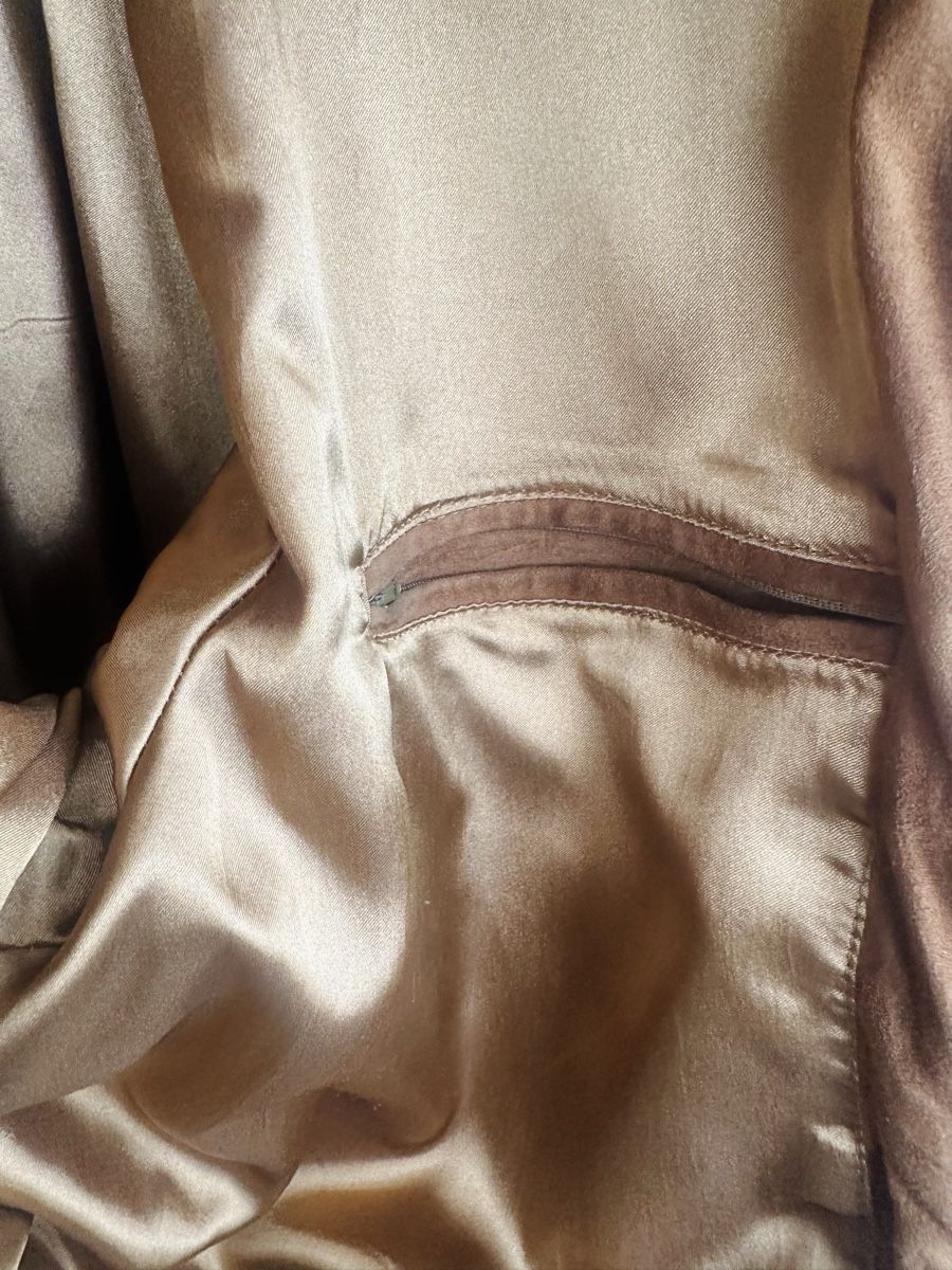 Giacche: Vintage Suede Jacket - Evolution - Size 48 - Stylish! – Usato da Vevey venduto da ledidream 1