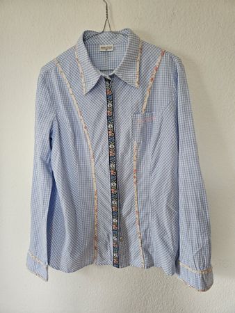 Sportalm Hemd/ Bluse blau/weiss kariert