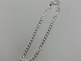 Bracelet Argent 925 Maille Gourmette Biseautée
