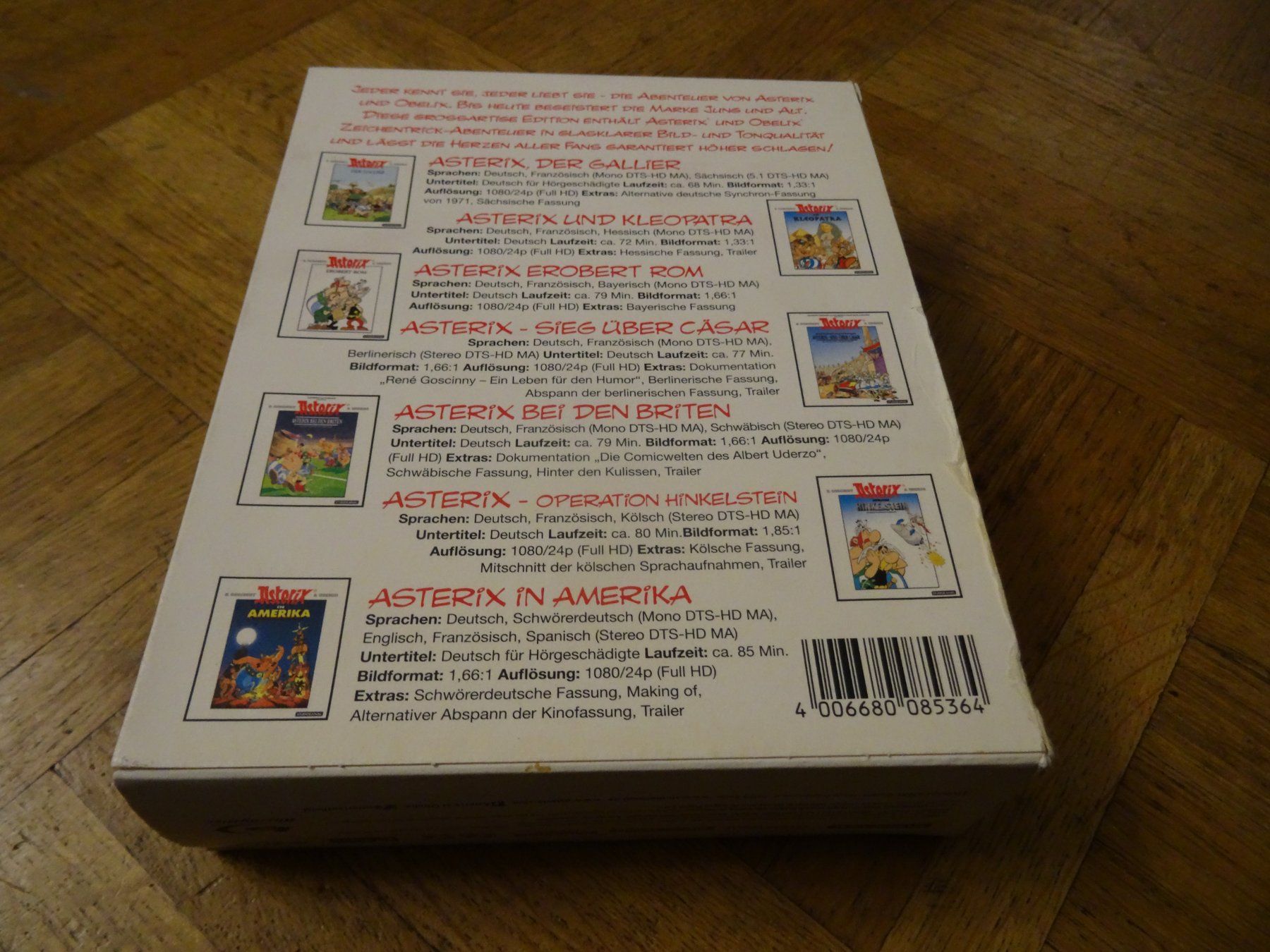 Tous les DVDs: Asterix die grosse Edition 7 Blu-rays – D'occasion à Olten par Disc-Verkauf 1