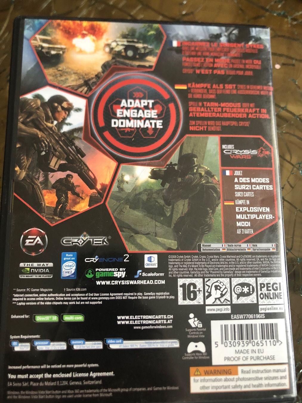 Spiele: Crysis Warhead – Gebraucht aus kloten von Sneki5 1