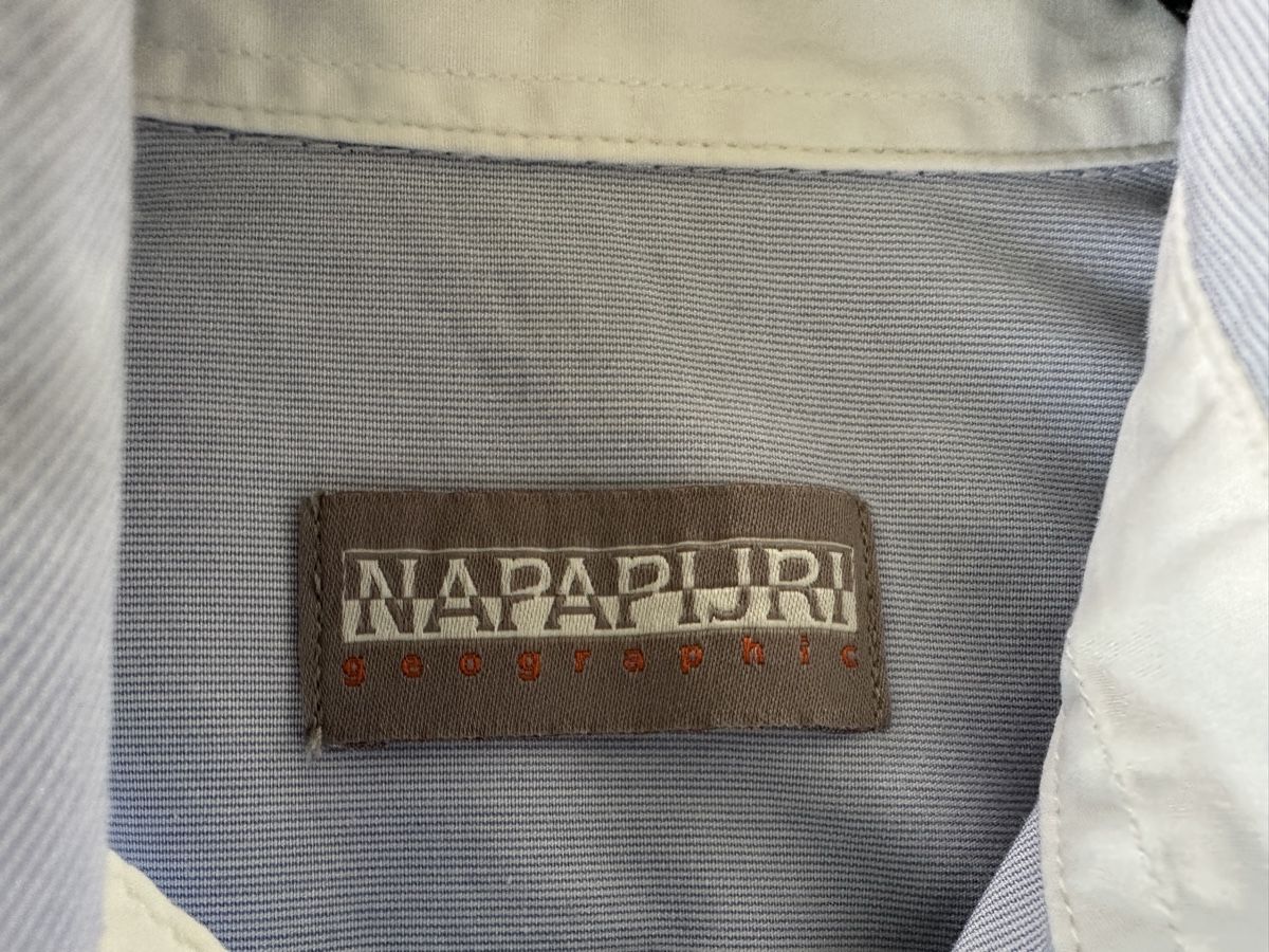 Napapijri Camicette: Napapijri Hemd, Gr. M, hellblau – Usato da Meggen venduto da kammann 4